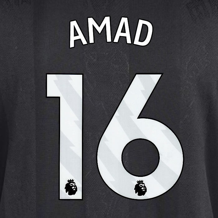 2025 2026 MANCHESTER UNITED AMAD 16 3RD WHITE PLAYER SIZE NAMESET
