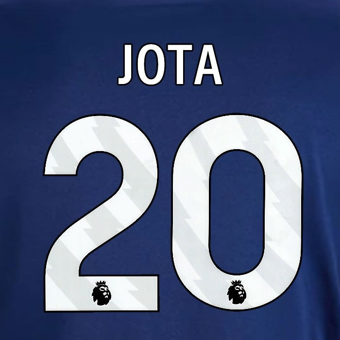 2024 2025 OFFICIAL NOTTINGHAM HUDSON JOTA 20 WHITE AWAY PLAYER SIZE NAMESET