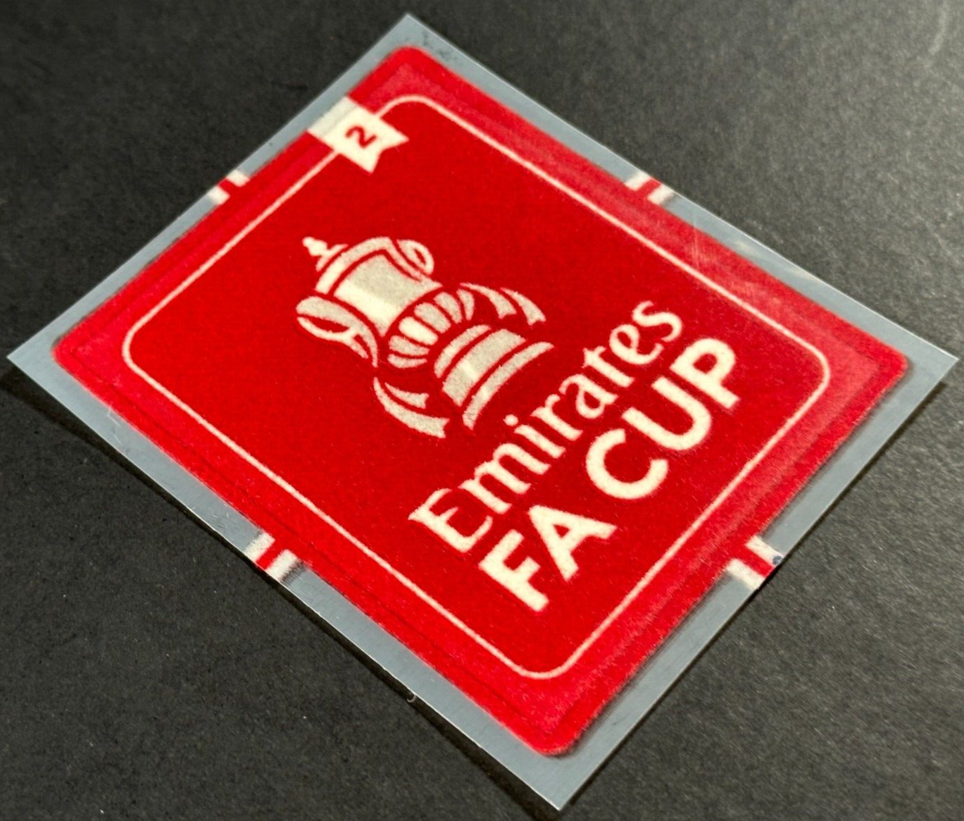 2024 OFFICIAL SPORTING ID EMIRATES FA CUP BURY FC 2X WINNERS PATCH