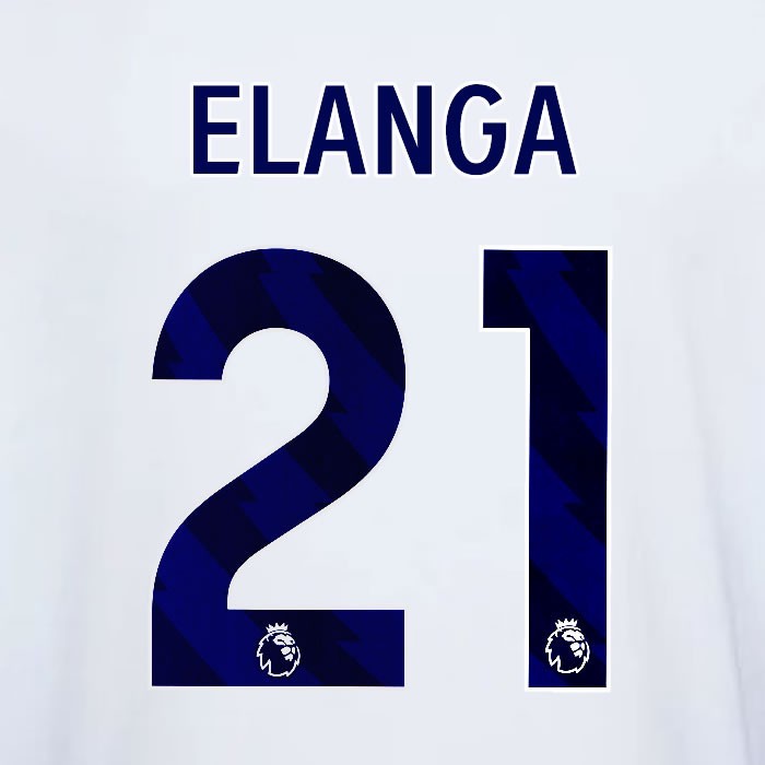 2023 2024 OFFICIAL NOTTINGHAM ELANGA 21 BLUE AWAY PLAYER SIZE NAMESET