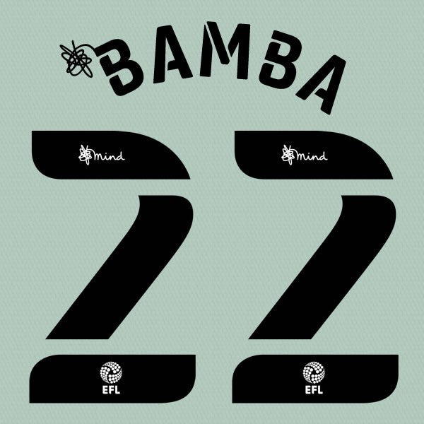 CARDIFF 2020 2021 OFFICIAL BAMBA 22 AWAY PLAYER SIZE NAME SET