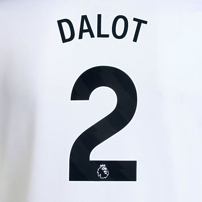 2025 2026 MANCHESTER UNITED DALOT 2 AWAY BLACK PLAYER SIZE NAMESET