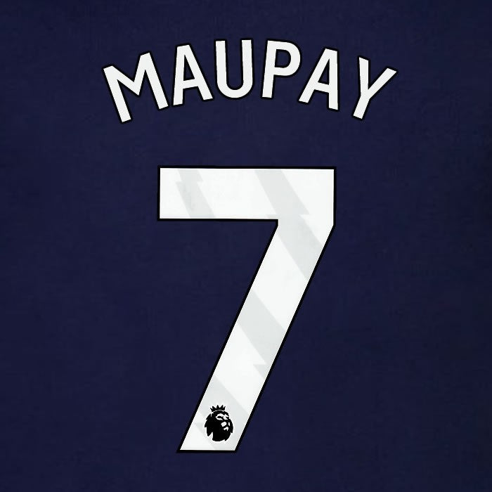 2023 2024 BRENTFORD MAUPAY 7 OFFICIAL WHITE 3rd PLAYER SIZE NAMESET
