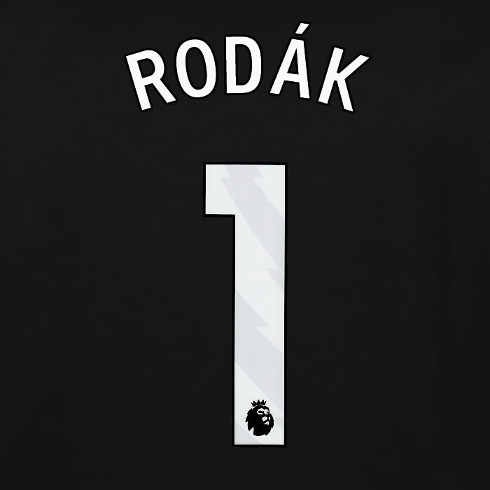 2023 2024 OFFICIAL FULHAM AVERY DENNISON RODAK 1 3RD PLAYER SIZE NAMESET