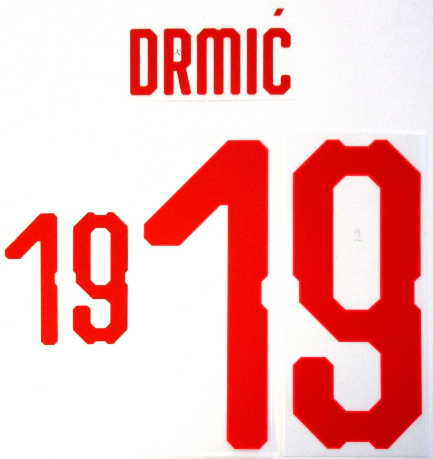 SWITZERLAND 2018 OFFICIAL DRMIC' 19 AWAY PLAYER SIZE NAMESET
