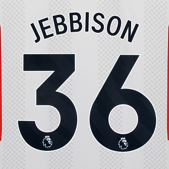 2023 2024 SHEFFIELD UNITED OFFICIAL JEBBISON 36 BLACK 3RD PLAYER SIZE NAMESET