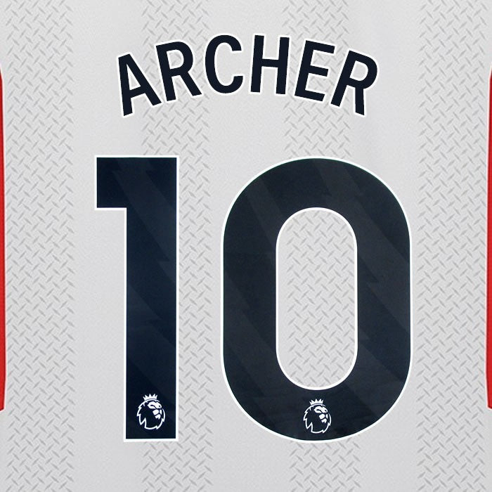 2023 2024 SHEFFIELD UNITED OFFICIAL ARCHER 10 BLACK 3RD PLAYER SIZE NAMESET