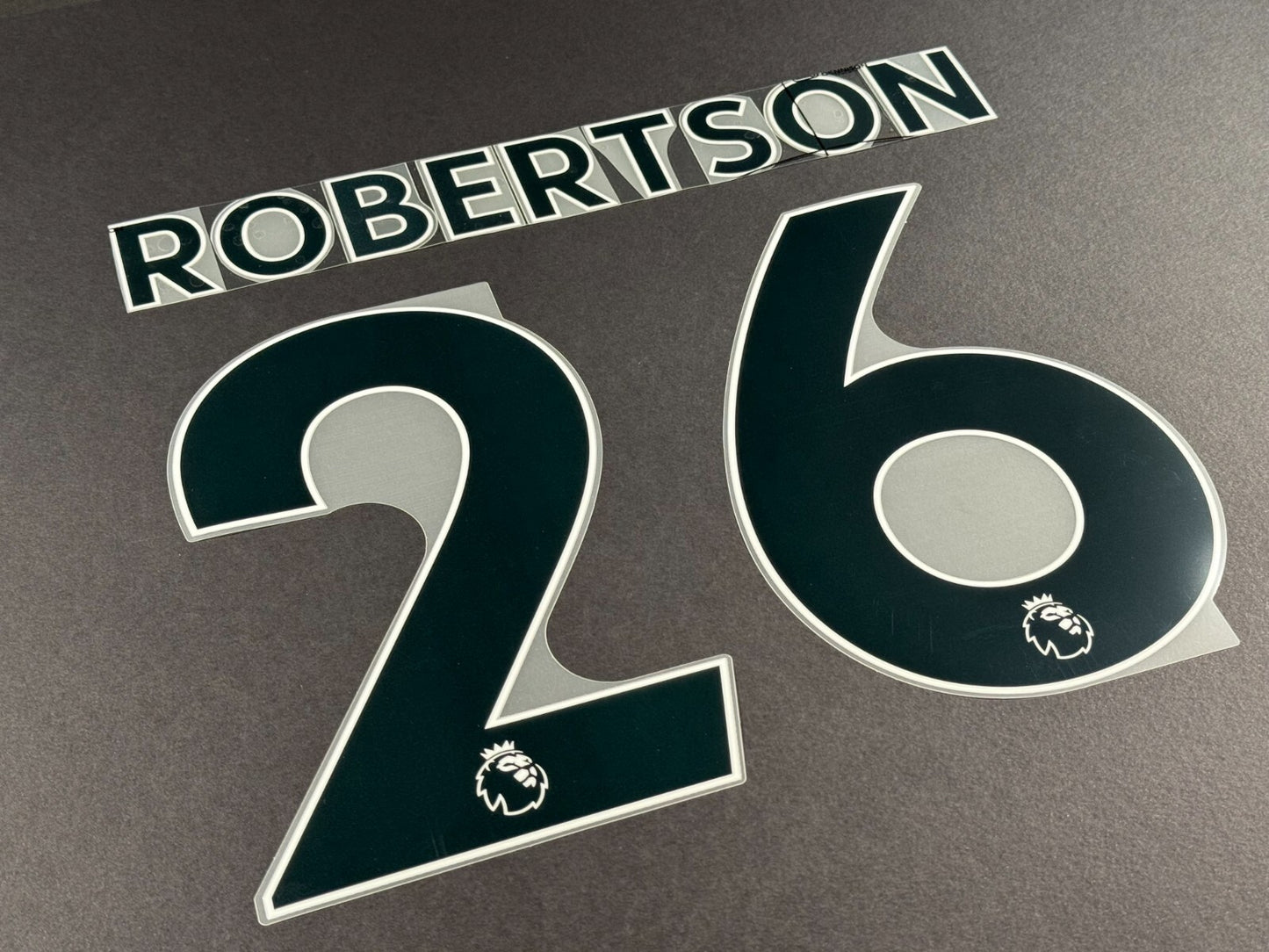 LIVERPOOL 2021 2022 ROBERTSON 26 OFFICIAL AVERY BLACK PLAYER SIZE NAME SET