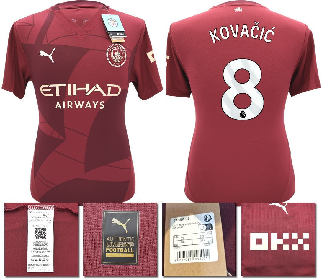 BNWT 2024 2025 MAN CITY PUMA THIRD KOVACIC 8 FOOTBALL SHIRT