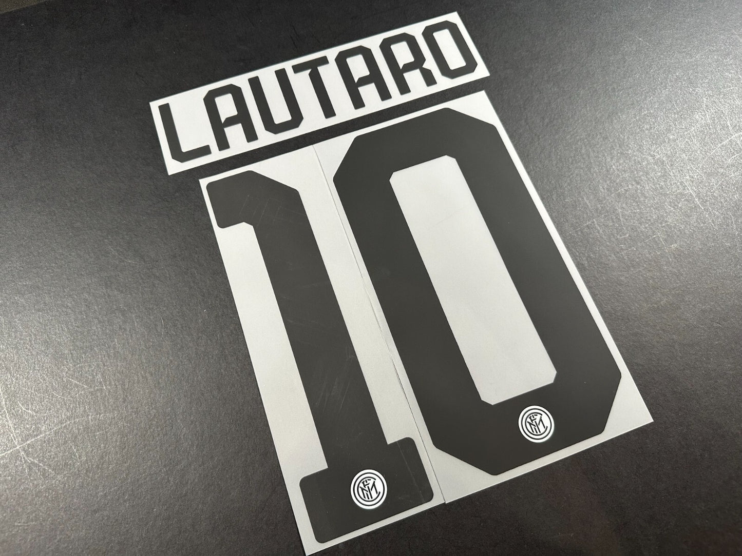 INTER MILAN 2019 2020 LAUTARO 10 OFFICIAL AWAY BLACK PLAYER SIZE NAMESET