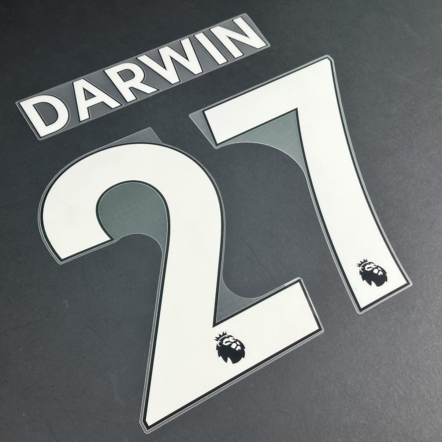 2019 2023 DARWIN 27 OFFICIAL AVERY DENNISON WHITE PLAYER SIZE NAMESET