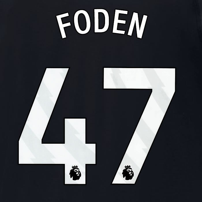 2023 2024 MAN CITY FODEN 47WHITE 3RD PLAYER SIZE NAME SET