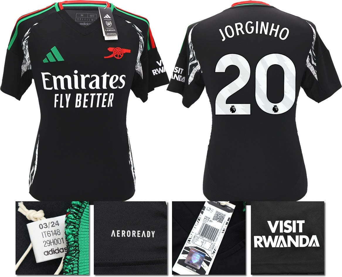 BNWT 2024/2025 ARSENAL F.C. ADIDAS AWAY SHIRT JORGINHO 20