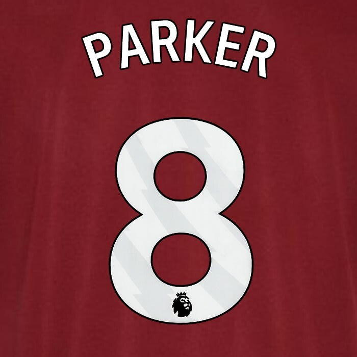 2023 2024 WEST HAM PARKER 8 OFFICIAL WHITE PLAYER SIZE NAMESET