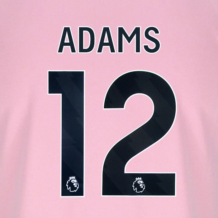 2025 2026 BOURNEMOUTH ADAMS 12 BLACK 3RD PLAYER SIZE NAME SET