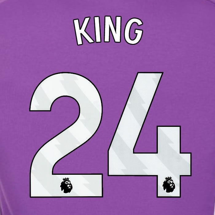 2024 2025 OFFICIAL FULHAM KING 24 WHITE 3RD PLAYER SIZE NAMESET