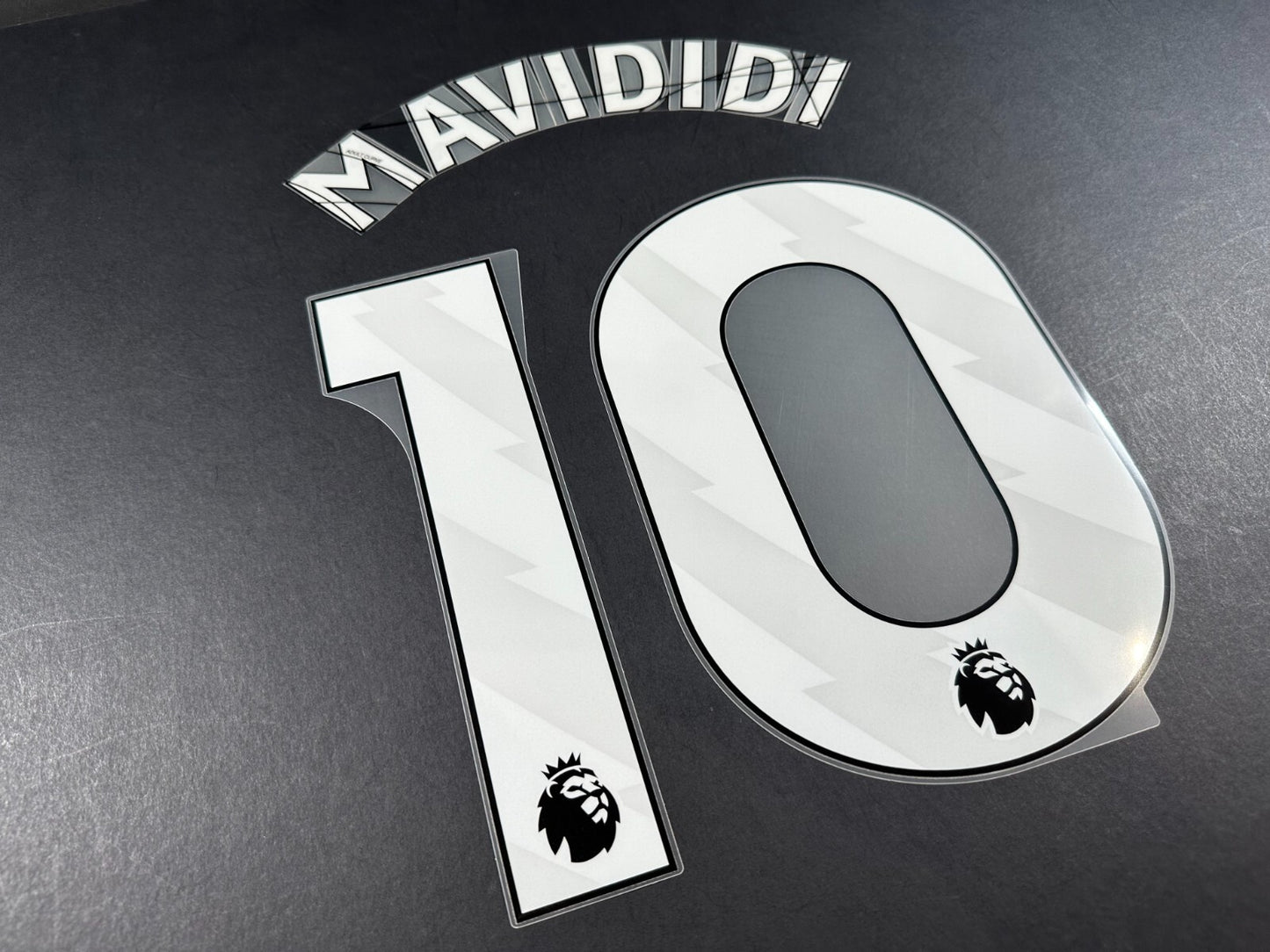 2024 2025 OFFICIAL LEICESTER CITY MAVIDIDI 10 WHITE PLAYER SIZE NAME SET