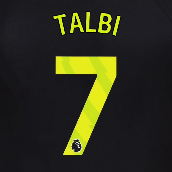 2025 2026 OFFICIAL SUNDERLAND TALBI 7 YELLOW 3RDY PLAYER SIZE NAME SET