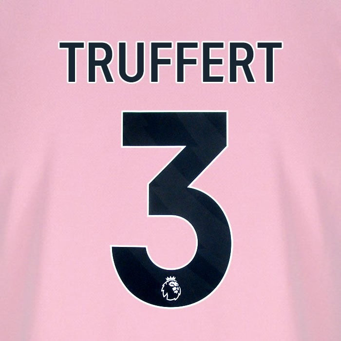 2025 2026 BOURNEMOUTH TRUFFERT 3 BLACK 3RD PLAYER SIZE NAME SET