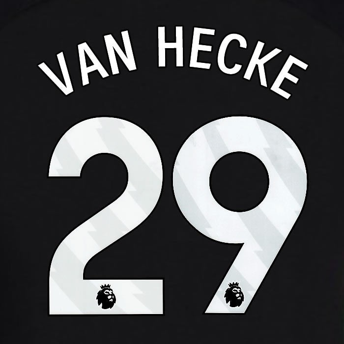 2024 2025 OFFICIAL BRIGHTON VAN HECKE 29 3RD WHITE PLAYER SIZE NAMESET