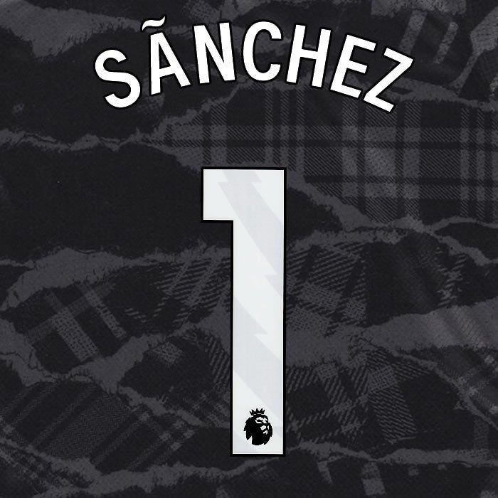 2024 2025 OFFICIAL CHELSEA SANCHEZ 1 WHITE 3RD PLAYER SIZE NAMESET