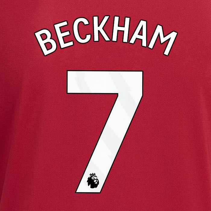 2023 2024 MANCHESTER UNITED BECKHAM 7 HOME WHITE PLAYER SIZE NAMESET