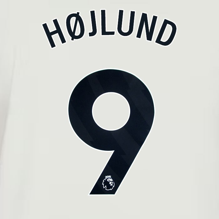 2024 2025 MANCHESTER UNITED HOJLUND 9 3RD BLACK PLAYER SIZE NAMESET
