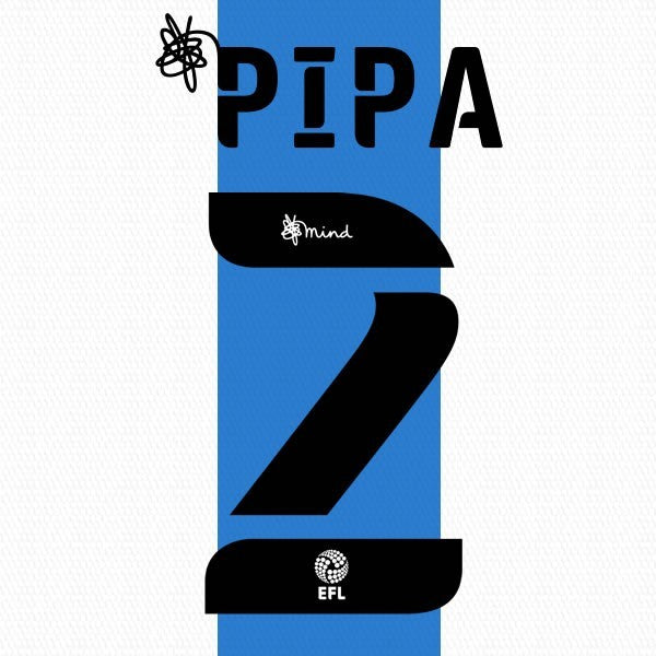 HUDDERSFIELD 2020 2021 OFFICIAL PIPA 2 HOME PLAYER SIZE NAME SET