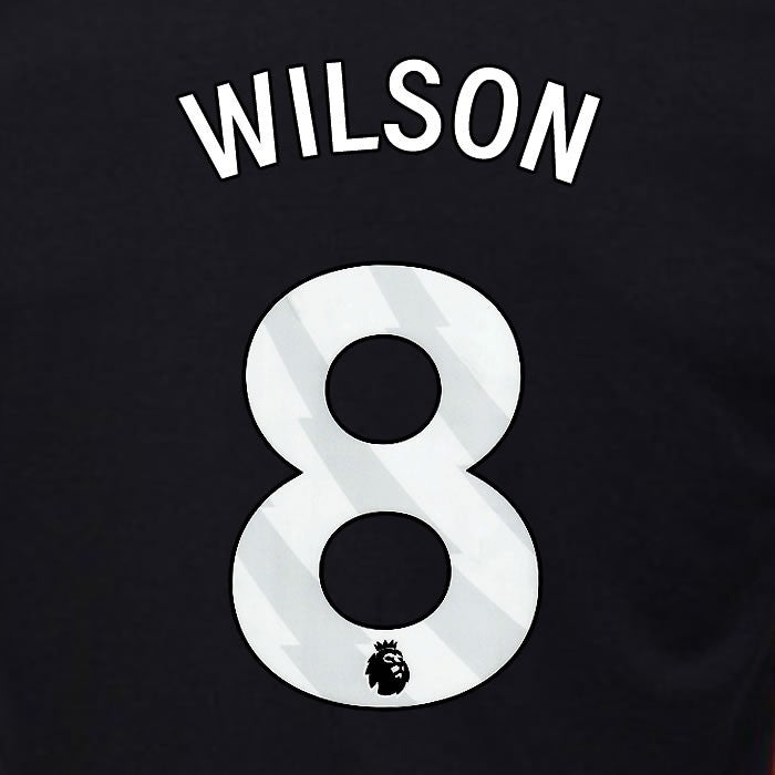 2024 2025 OFFICIAL FULHAM WILSON 8 WHITE AWAY PLAYER SIZE NAMESET
