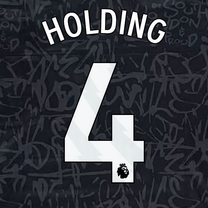 2023 2024 OFFICIAL CRYSTAL PALACE HOLDING 4 WHITE 3RD PLAYER SIZE NAMESET