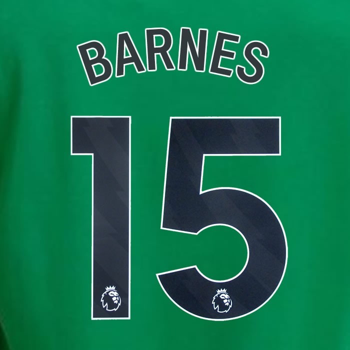 2023 2024 NEWCASTLE BARNES 15 OFFICIAL BLACK AWAY PLAYER SIZE NAME SET