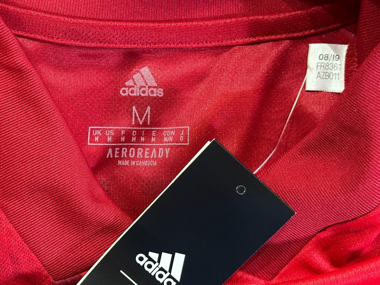BRAND NEW SPAIN HOME ADIDAS 2020 2021 SHIRT THIAGO 10 MEN'S MEDIUM