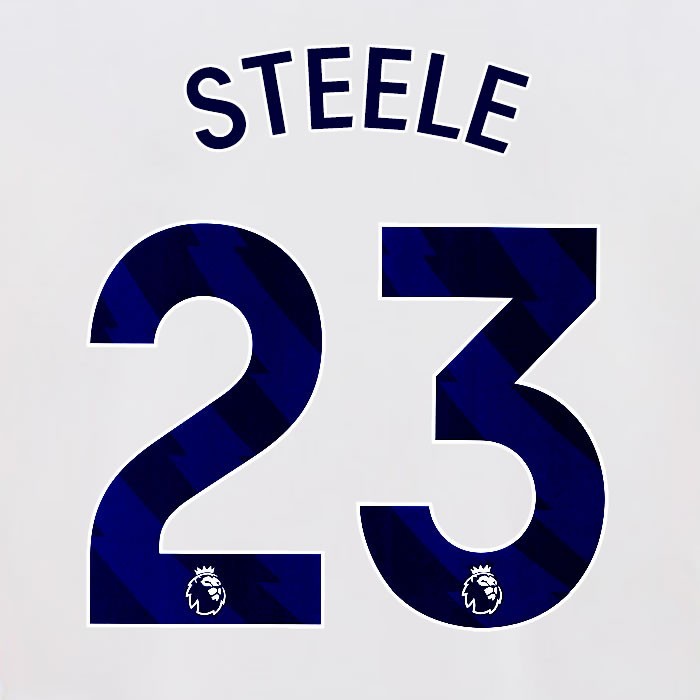2024 2025 OFFICIAL BRIGHTON STEELE 23 HOME BLUE PLAYER SIZE NAMESET