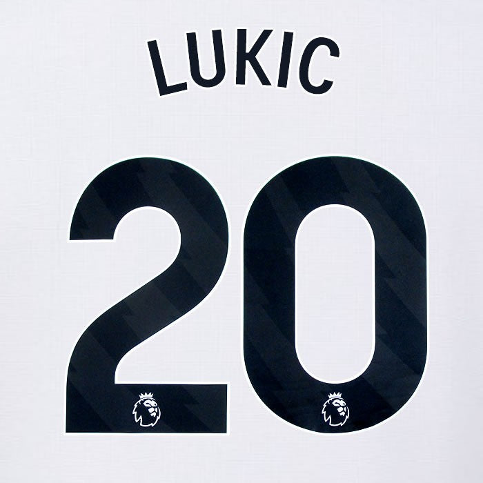 2024 2025 OFFICIAL FULHAM AVERY DENNISON LUKIC 20 HOME PLAYER SIZE NAMESET