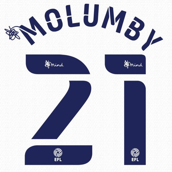 PRESTON 2020 2021 OFFICIAL SINCLAIR 21 HOME PLAYER SIZE NAME SET