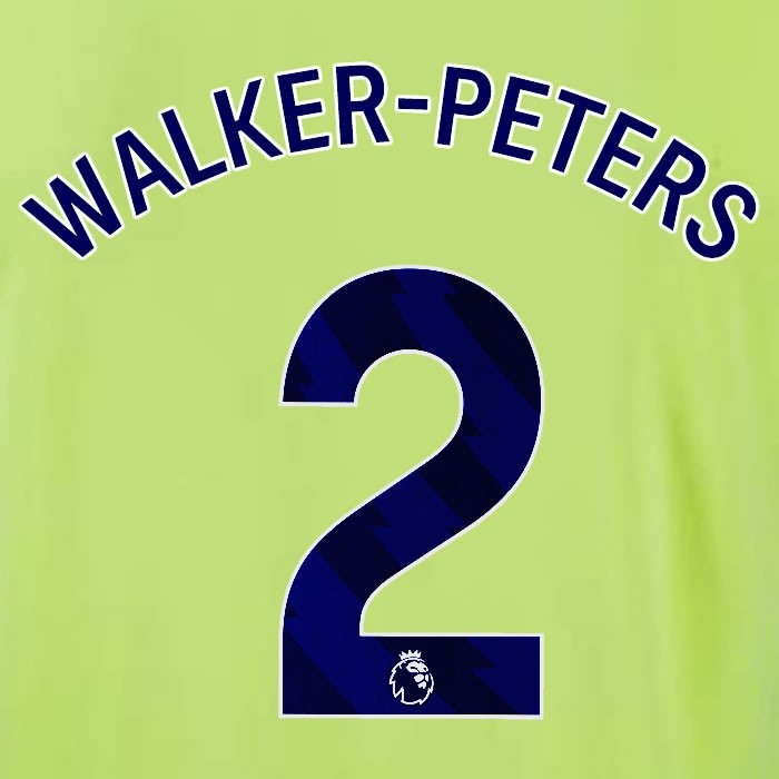 2024 2025 OFFICIAL SOUTHAMPTON WALKER-PETERS 2 BLUE AWAY PLAYER SIZE NAME SET