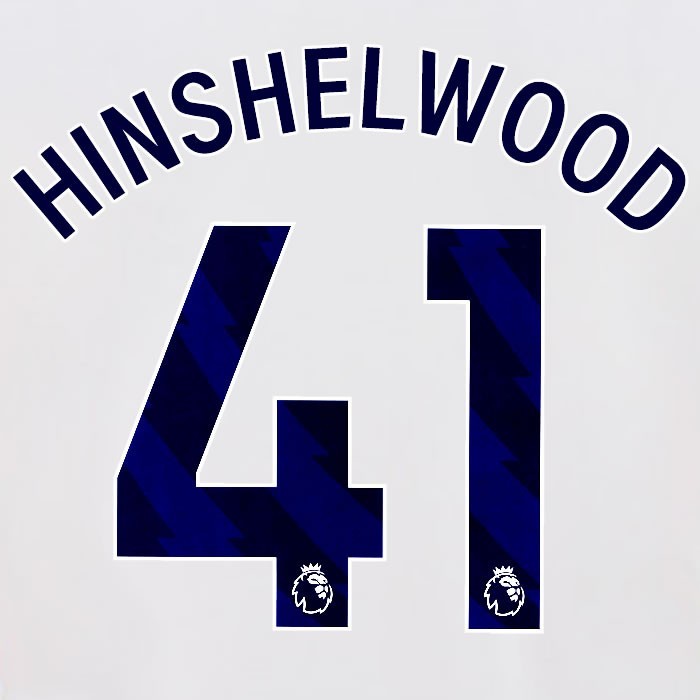 2024 2025 OFFICIAL BRIGHTON HINSHELWOOD 41 HOME BLUE PLAYER SIZE NAMESET