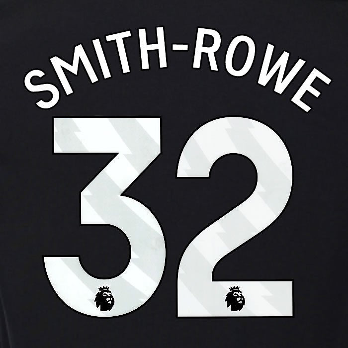 2025 2026 OFFICIAL FULHAM SMITH ROWE 32 WHITE 3RD PLAYER SIZE NAMESET