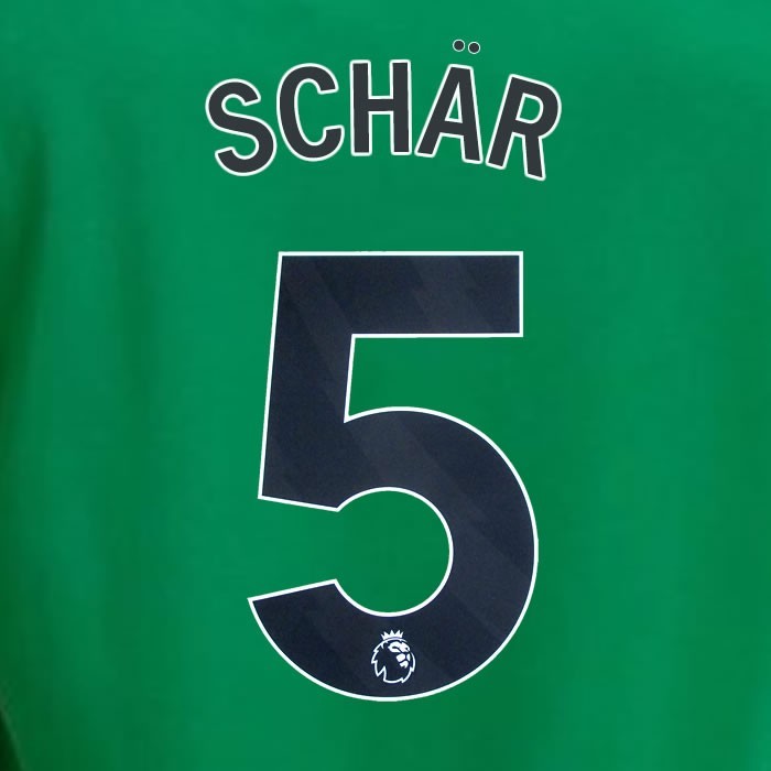 2023 2024 NEWCASTLE SCHAR 5 OFFICIAL BLACK AWAY PLAYER SIZE NAME SET
