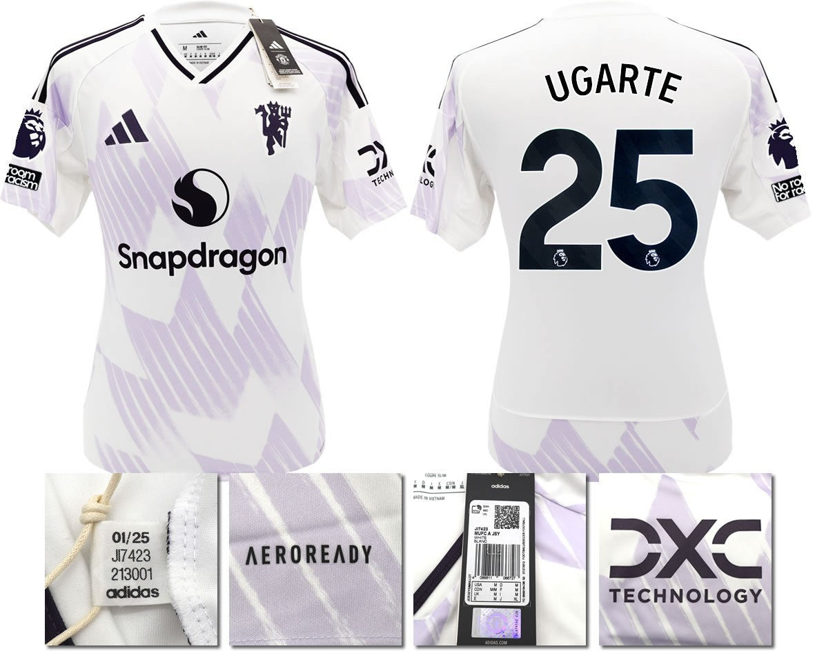 BNWT 25 26 MANCHESTER UNITED ADIDAS AWAY SHIRT UGARTE 25 + PATCHES