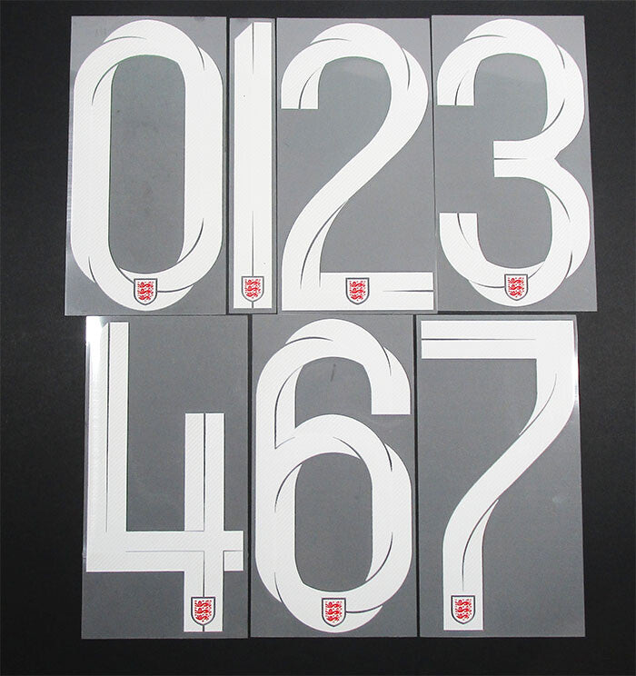 2018 2019 OFFICIAL SPORTING ID ENGLAND AWAY WHITE PLAYER SIZE SHIRT NUMBERS 255M