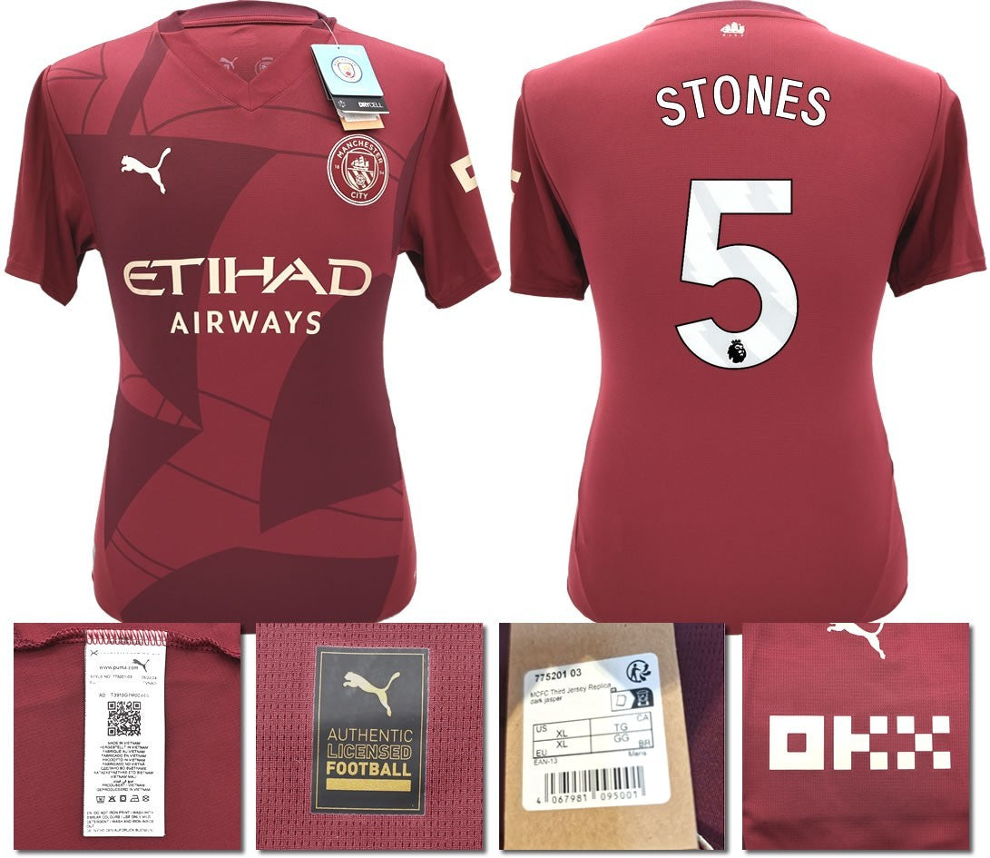 BNWT 2024 2025 MAN CITY PUMA THIRD STONES 5 FOOTBALL SHIRT