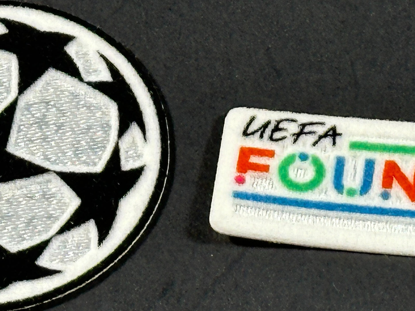 2023 2025 SPORTING ID CHAMPIONS LEAGUE STARBALL & FOUNDATION KIDS SLEEVE PATCH