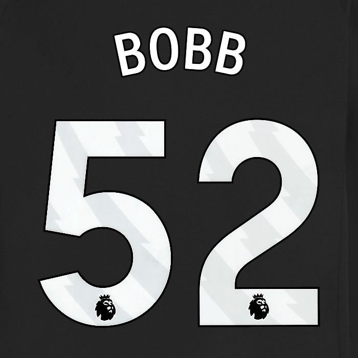 2025 2026 MANCHESTER CITY BOBB 52 WHITE AWAY PLAYER SIZE NAME SET