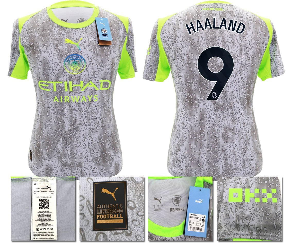 BNWT 2025 2026 MAN CITY PUMA THIRD HAALAND 9 FOOTBALL SHIRT