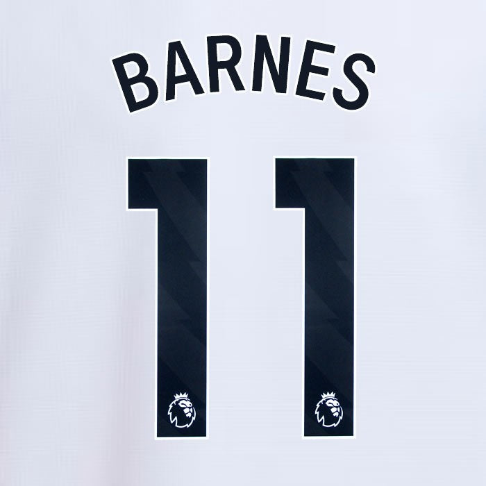 2024 2025 NEWCASTLE BARNES 11 OFFICIAL BLACK 3RD PLAYER SIZE NAME SET