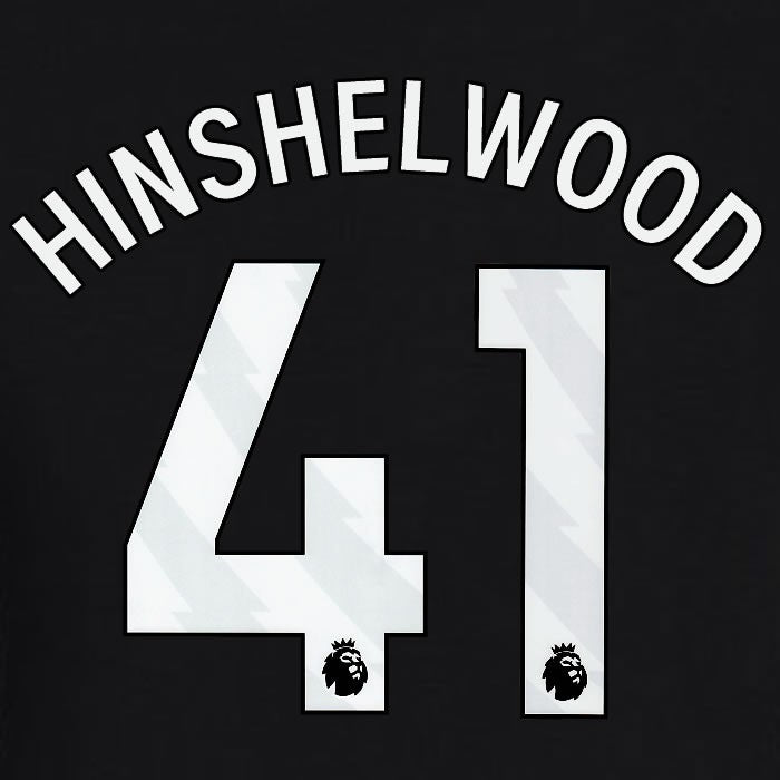 2023 2024 BRIGHTON HINSHELWOOD 41 OFFICIAL WHITE AWAY PLAYER SIZE NAME SET