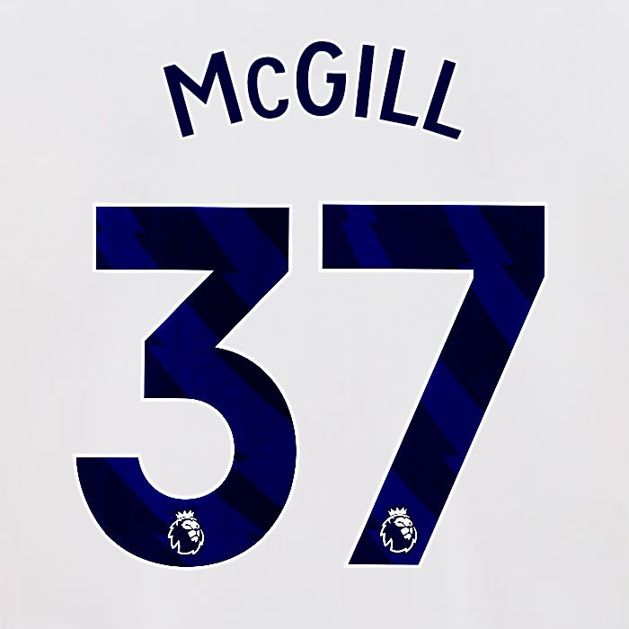 2024 2025 OFFICIAL BRIGHTON McGILL 37 HOME BLUE PLAYER SIZE NAMESET