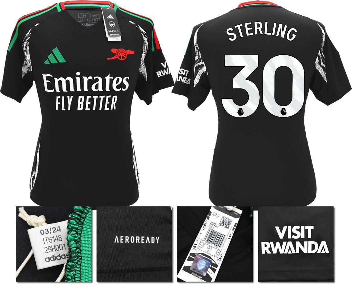 BNWT 2024/2025 ARSENAL F.C. ADIDAS AWAY SHIRT STERLING 30