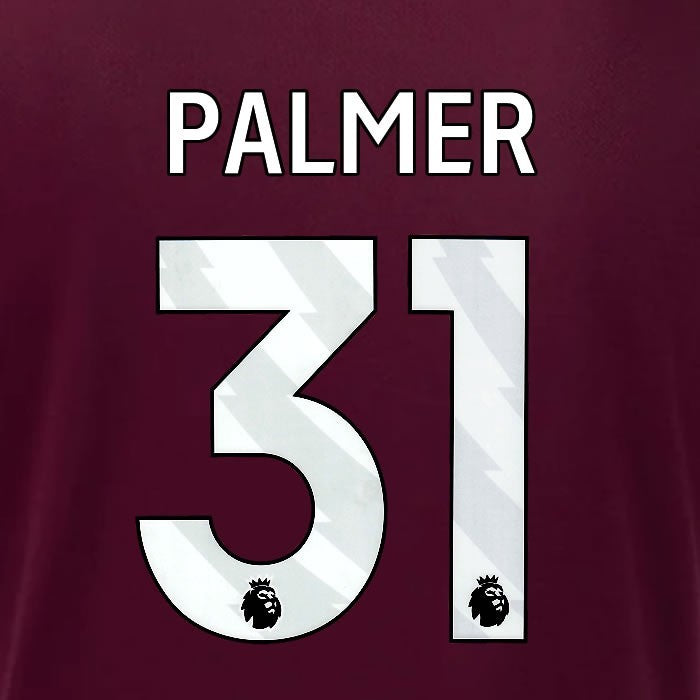 2024 2025 OFFICIAL IPSWICH TOWN PALMER 31 WHITE AWAY PLAYER SIZE NAME SET